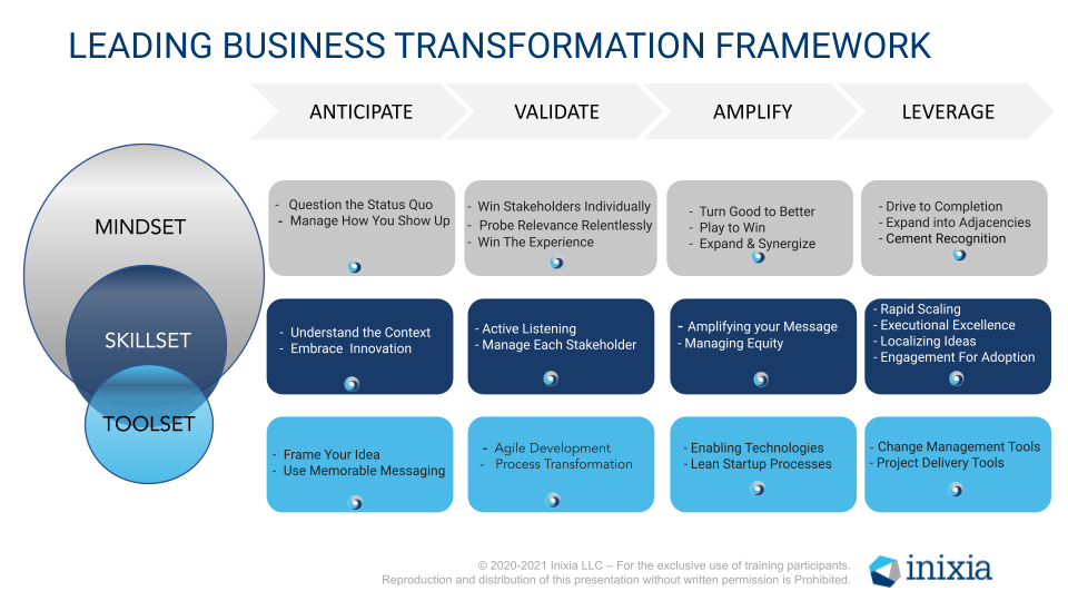 Inixia Leading Business Transformation Framework