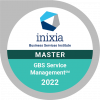 Badge: Inixia Business Services Institute Master GBS Service Management 2022